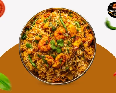 Crevettes Biryani